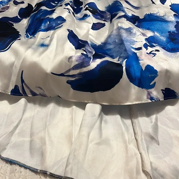 B Darlin abstract floral ball gown (prom, formal dress, maxi dress, wedd attire) - Picture 9 of 12